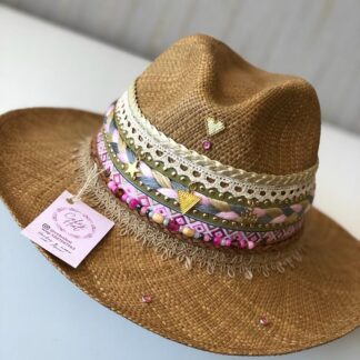Ref 13-1/ Sombrero Trenza y Corazón Mini