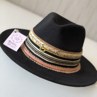 Ref 26-3 / Fieltro Negro Trenza
