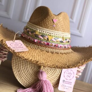 Ref 13/ Sombrero Desflecado Lala corazón mini