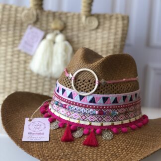 Ref 14-1/ Sombrero Aro Fucsia