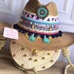 Ref 2/ Sombrero Aplique tejido verde