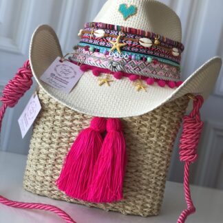 Ref 1-3 / Sombrero Vaquero aplique corazón