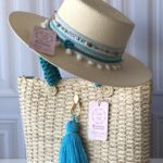 Ref 20-9/ Sombrero cordobés cordón turquesa