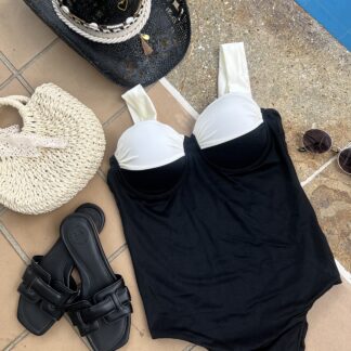 Vestido de Baño Entero - Escote Espalda