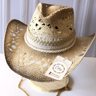 Ref. 03 / Sombrero Vaquero Luxury Trenza y Cadena